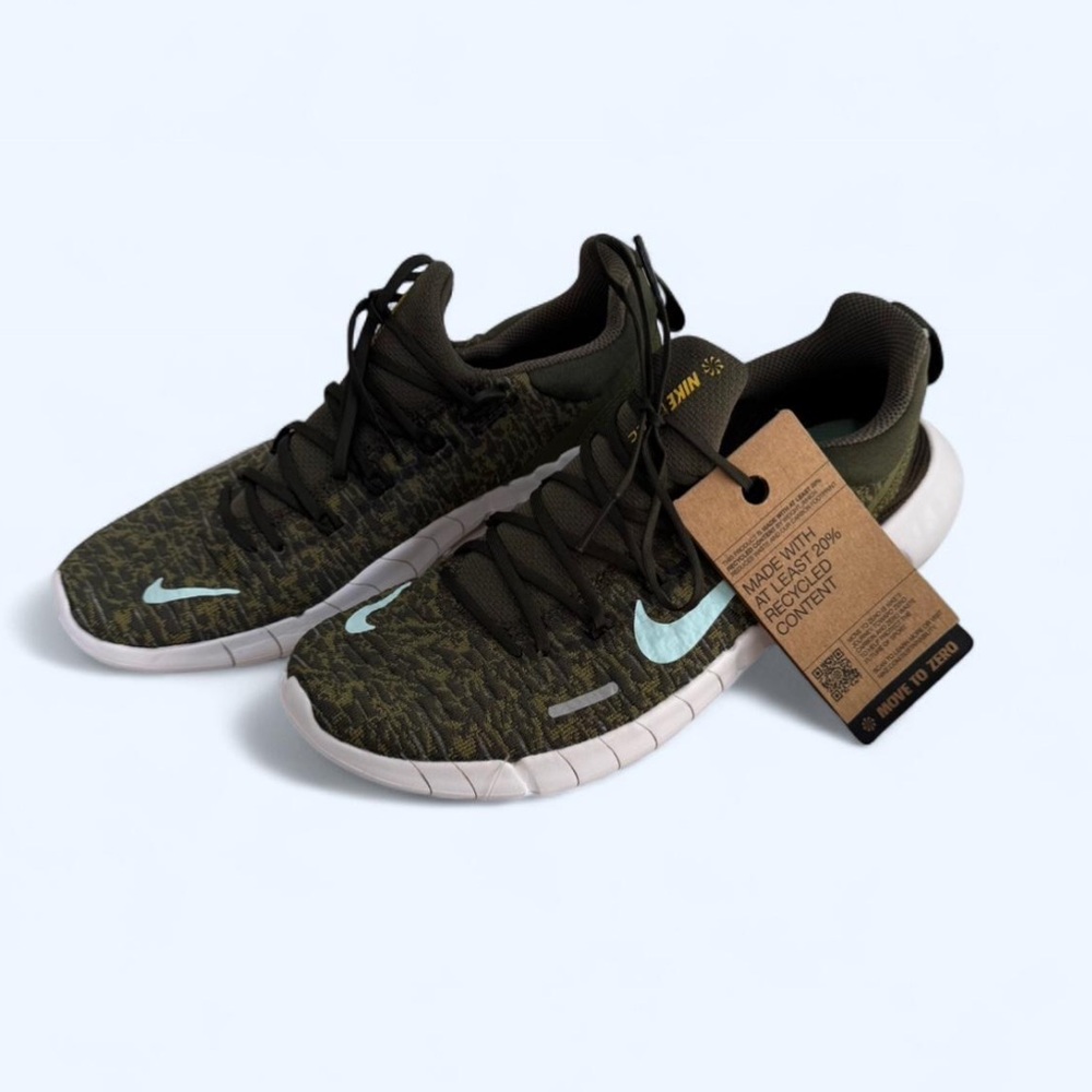Nike Free Run 5.0 Next Nature - US Men’s 7/Women’s 8.5 - Cargo Khaki